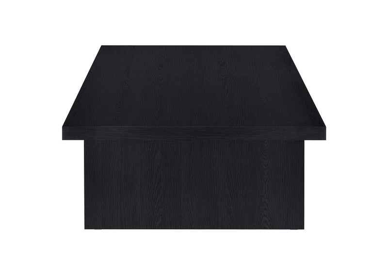 706278 Max Rectangular Engineered Laminate Coffee Table Black
