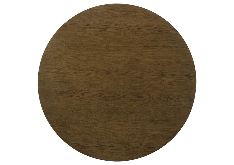 706308-S2 Ottowa 2-piece Round Wood Coffee Table Set Brown