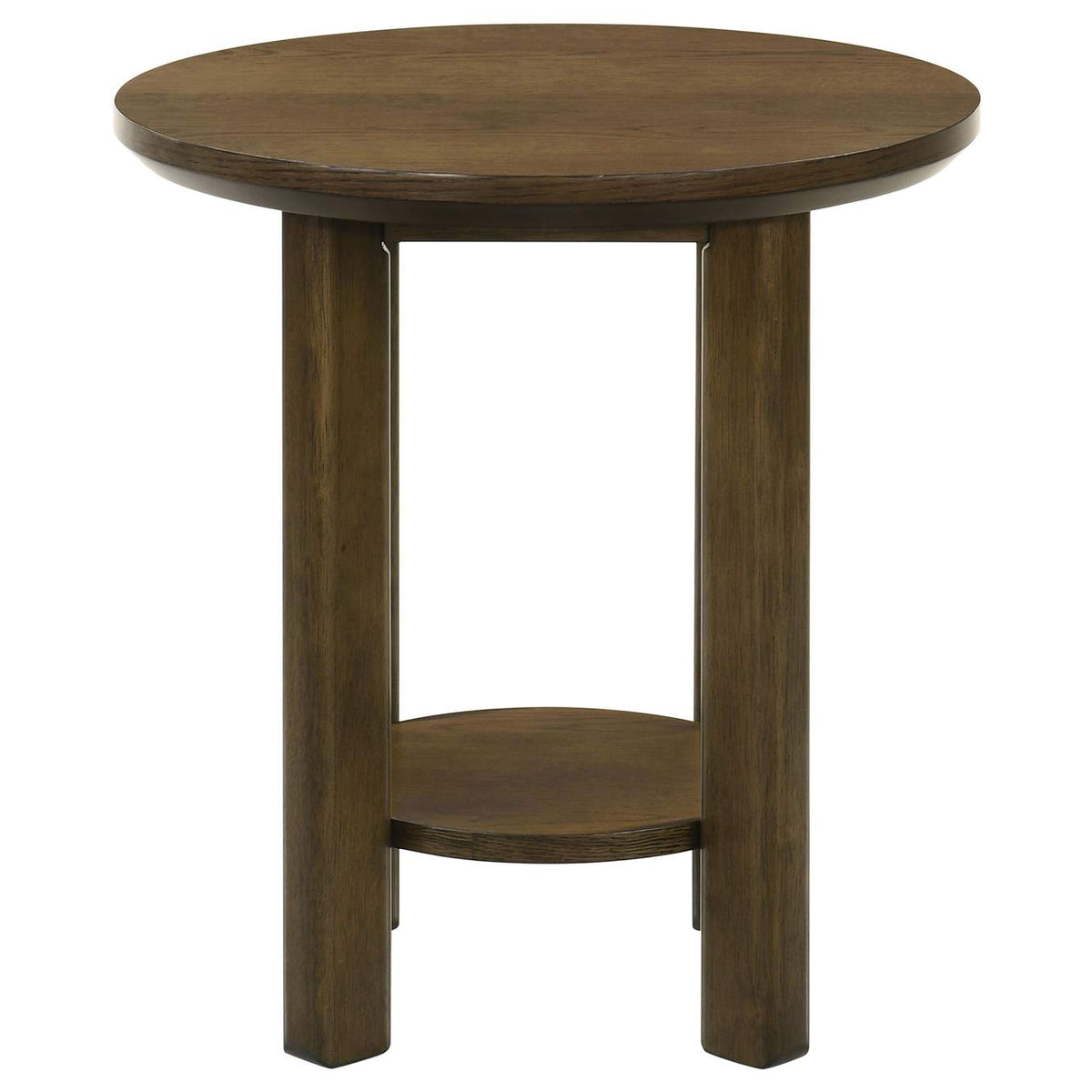 706308-S3 Ottowa 3-piece Round Wood Coffee Table Set Brown