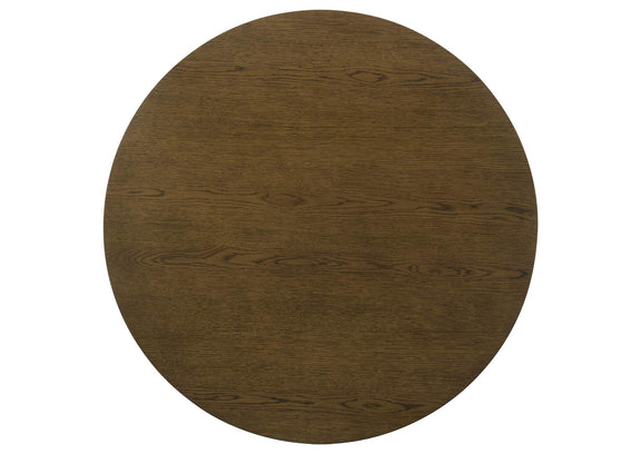 706308 Ottowa 35-inch Round Wood Cocktail Coffee Table Brown