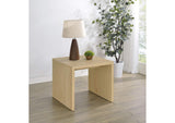 706347 Canoga Engineered Wood Accent Side End Table Light Oak