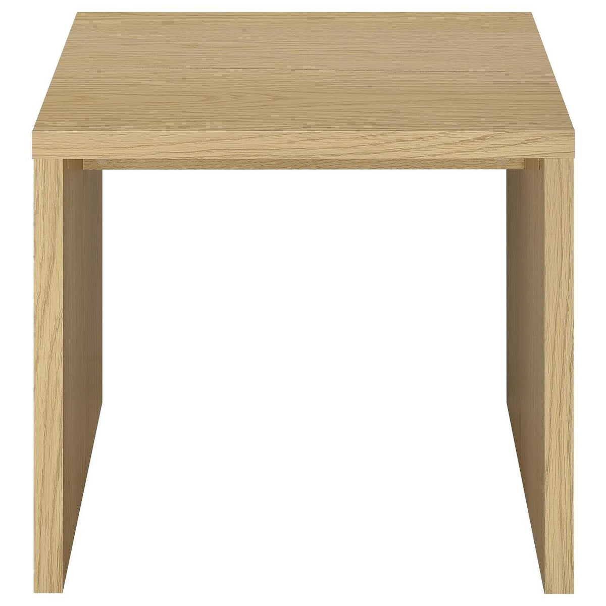 706347 Canoga Engineered Wood Accent Side End Table Light Oak