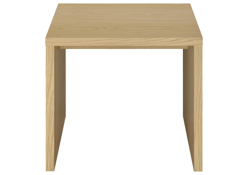 706348-S2 Canoga 2-piece Lift Top Cocktail Coffee Table Set Light Oak
