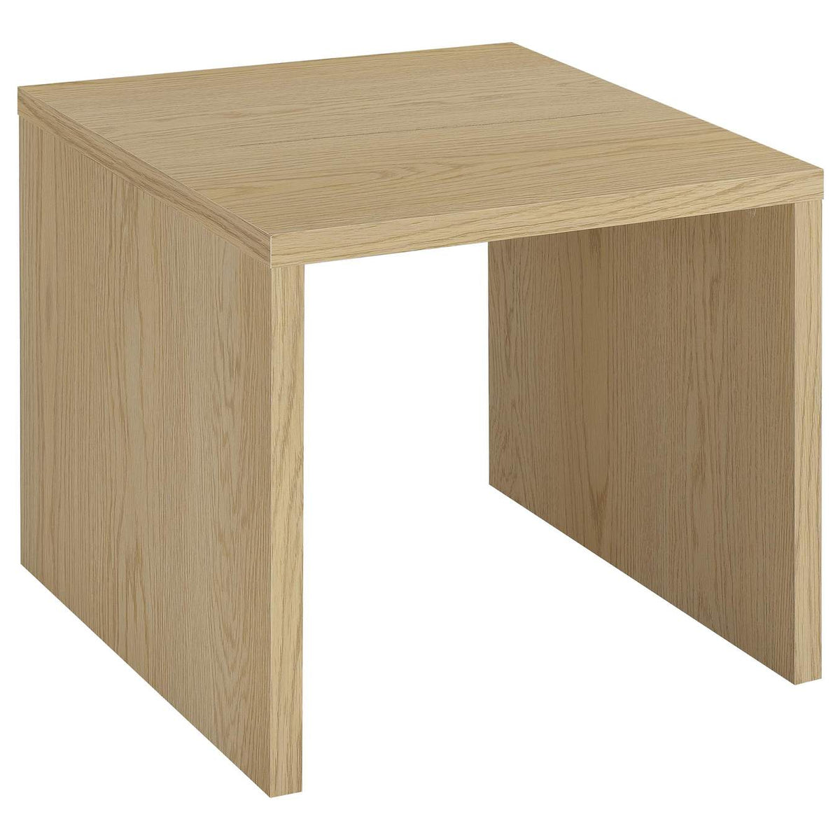 706348-S3 Canoga 3-piece Lift Top Cocktail Coffee Table Set Light Oak