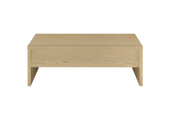 706348-S3 Canoga 3-piece Lift Top Cocktail Coffee Table Set Light Oak