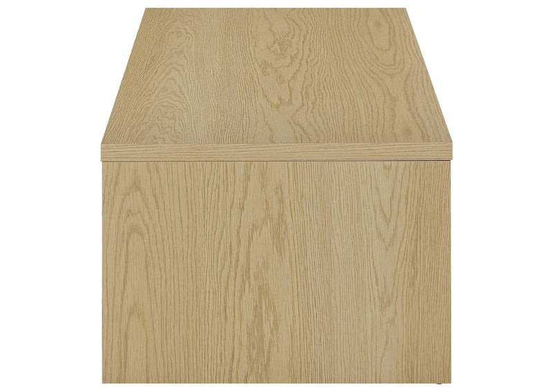 706348-S3 Canoga 3-piece Lift Top Cocktail Coffee Table Set Light Oak