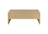 706348 Canoga Engineered Wood Lift Top Coffee Table Light Oak