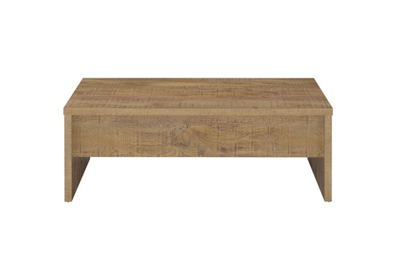 706358-S2 Canoga 2-piece Lift Top Cocktail Coffee Table Set Mango
