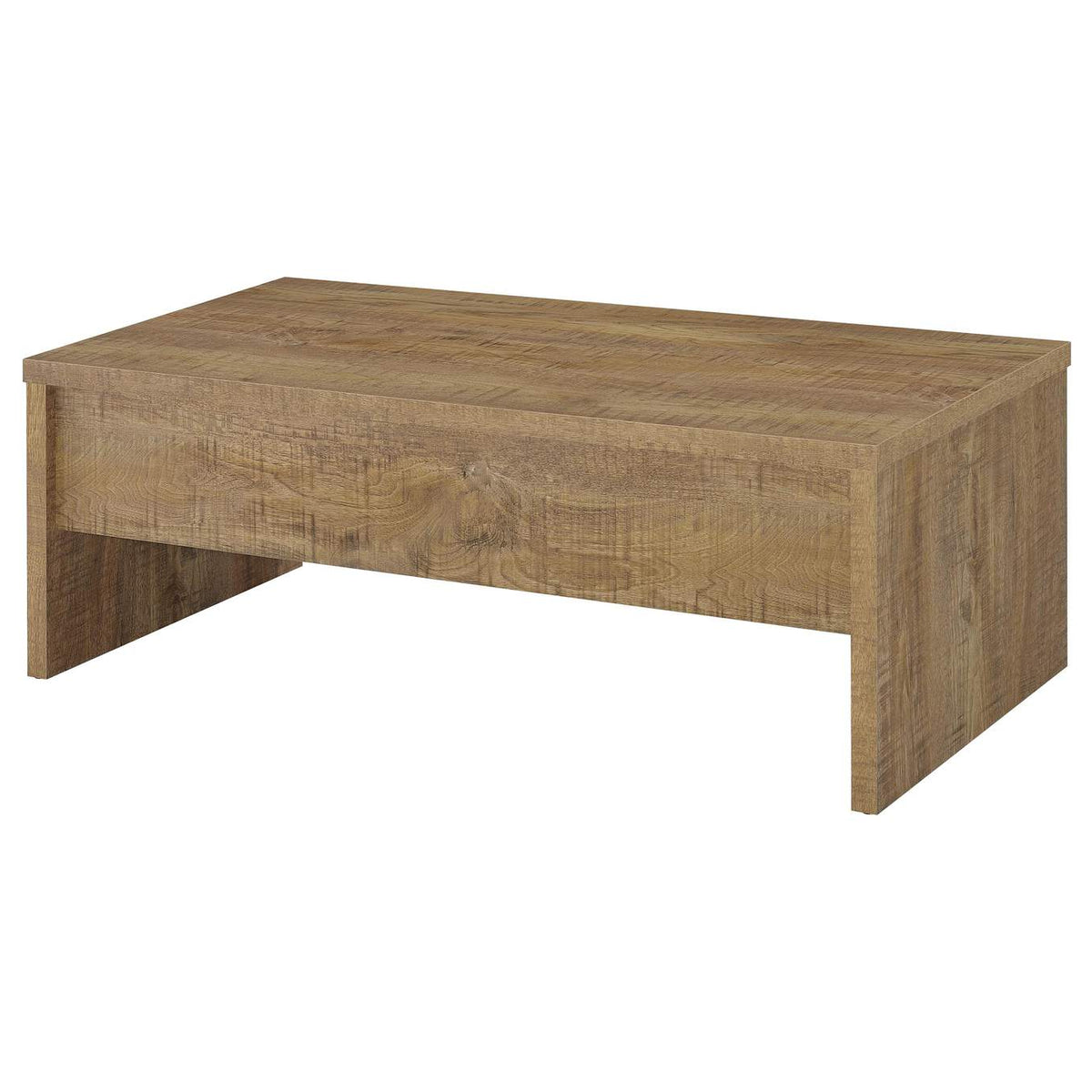 706358-S2 Canoga 2-piece Lift Top Cocktail Coffee Table Set Mango