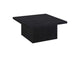 706408 Devar Square Engineered Wood Cocktail Coffee Table Black