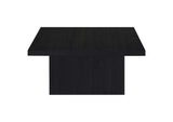 706408 Devar Square Engineered Wood Cocktail Coffee Table Black