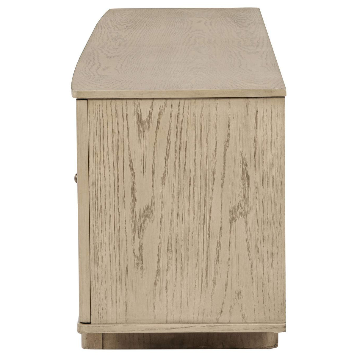 706583 Kailani 79-inch 4-door Cane TV Stand Media Console Beige Oak