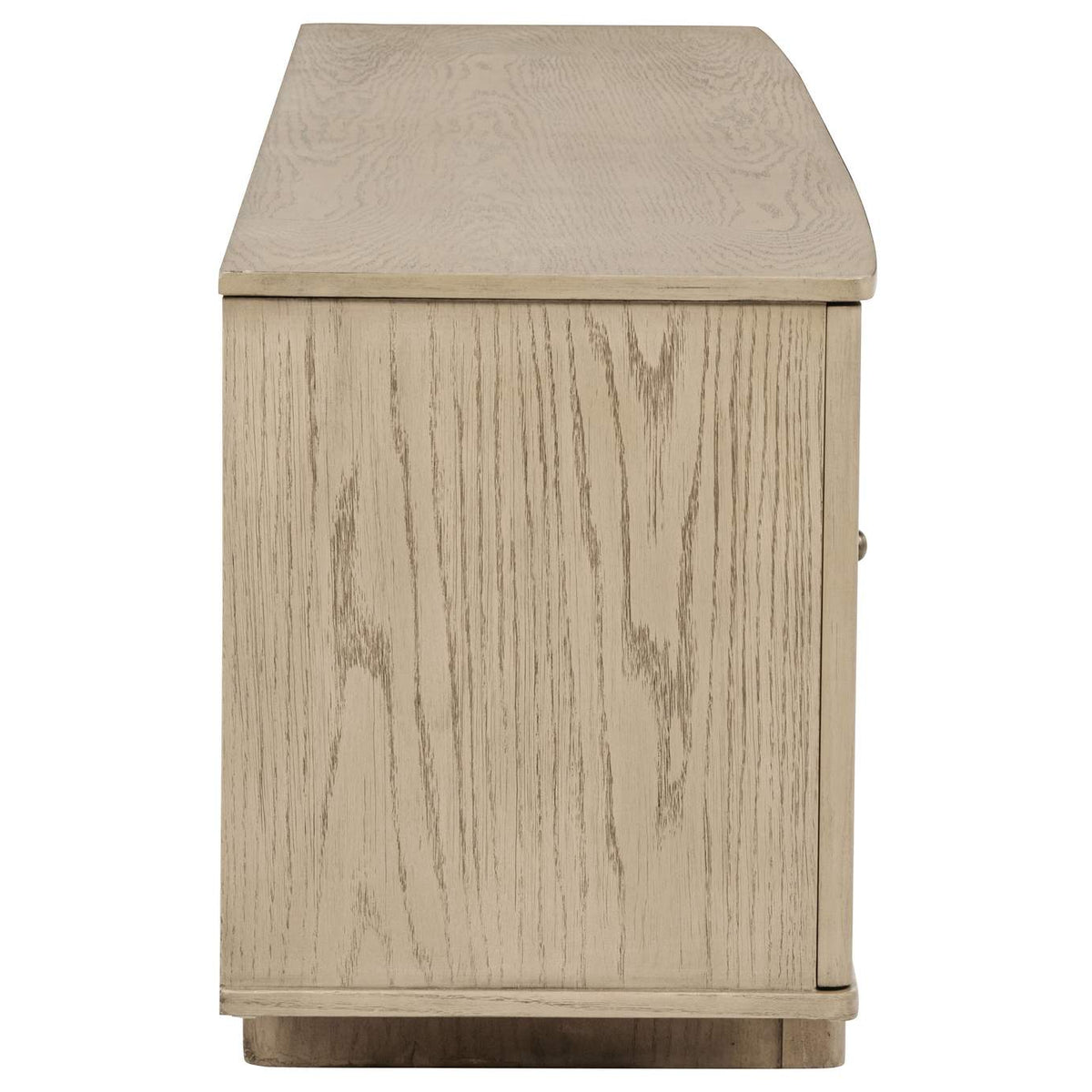 706583 Kailani 79-inch 4-door Cane TV Stand Media Console Beige Oak