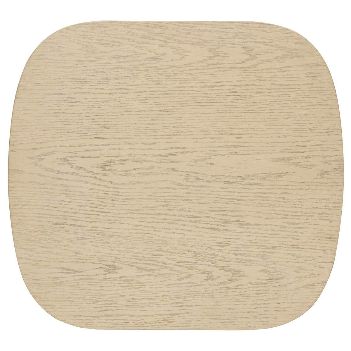 706587 Kailani Coastal Square End Side Table with Shelf Beige Oak