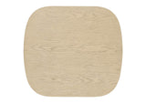 706587 Kailani Coastal Square End Side Table with Shelf Beige Oak