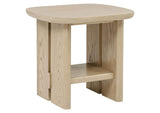 706588-S3 Kailani 3-piece Coastal Coffee and End Table Set Beige Oak
