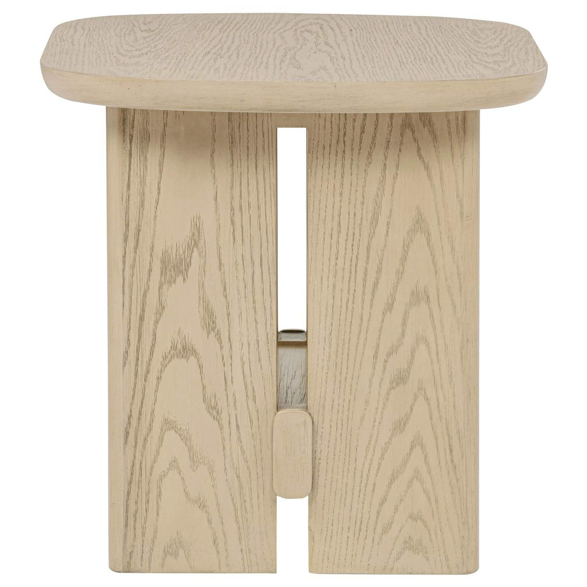 706588-S3 Kailani 3-piece Coastal Coffee and End Table Set Beige Oak