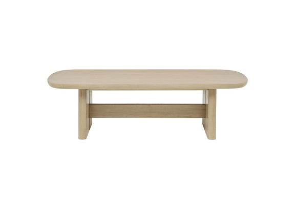 706588 Kailani Coastal Rectangular Cocktail Coffee Table Beige Oak