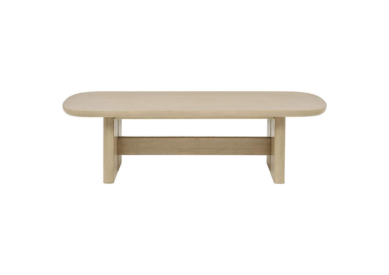 706588 Kailani Coastal Rectangular Cocktail Coffee Table Beige Oak