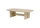 706588 Kailani Coastal Rectangular Cocktail Coffee Table Beige Oak