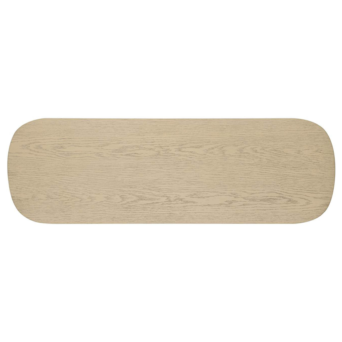 706589 Kailani Coastal Sofa Console Table with Shelf Beige Oak