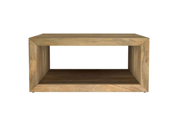 706838 Benton Square Solid Mango Wood Coffee Table Natural