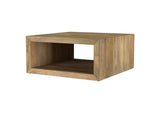 706838 Benton Square Solid Mango Wood Coffee Table Natural