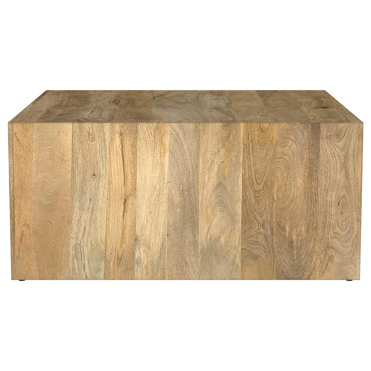706838 Benton Square Solid Mango Wood Coffee Table Natural