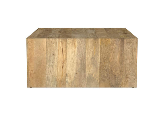 706838 Benton Square Solid Mango Wood Coffee Table Natural