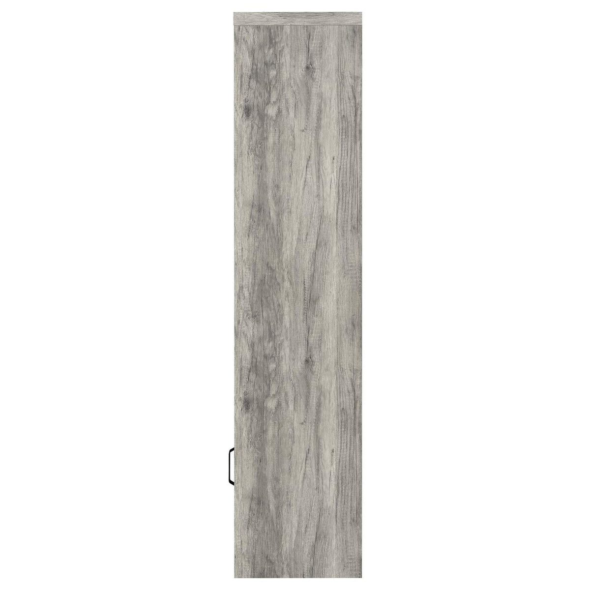 707726 Burke 4-shelf Engineered Wood Media Tower Grey Driftwood