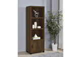 707736 Sachin 3-shelf Engineered Wood Media Tower Dark Pine