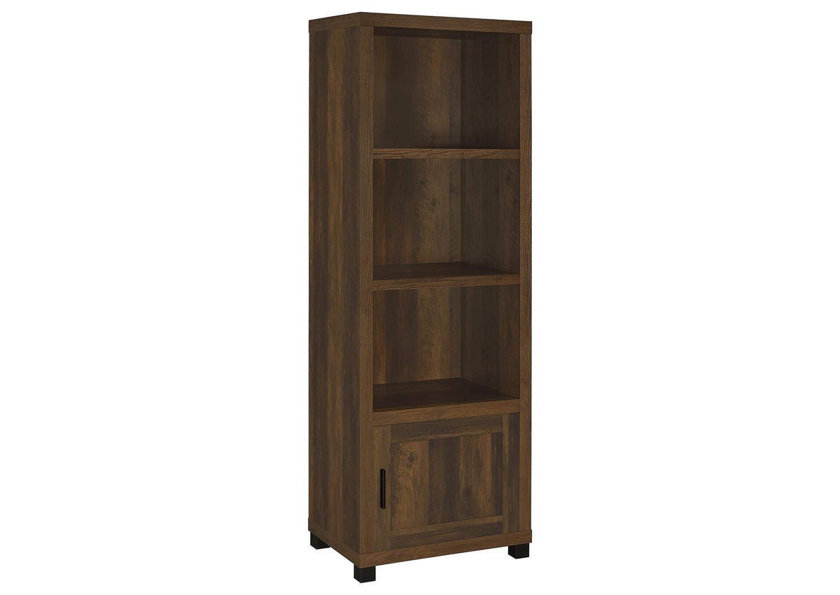 707736 Sachin 3-shelf Engineered Wood Media Tower Dark Pine