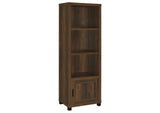 707736 Sachin 3-shelf Engineered Wood Media Tower Dark Pine