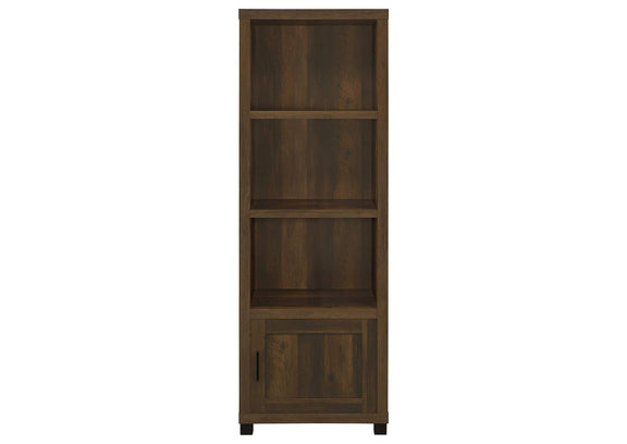 707736 Sachin 3-shelf Engineered Wood Media Tower Dark Pine