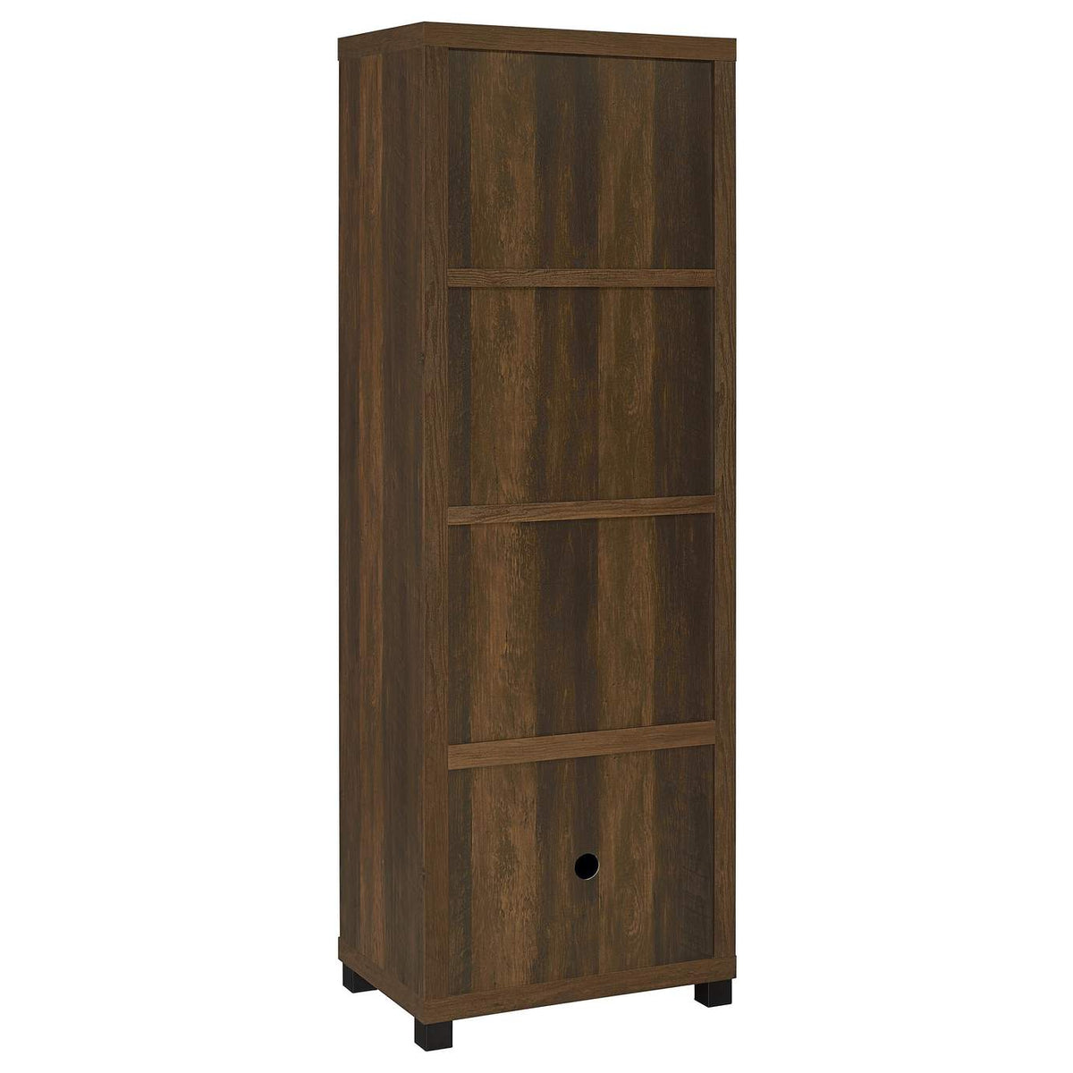 707736 Sachin 3-shelf Engineered Wood Media Tower Dark Pine
