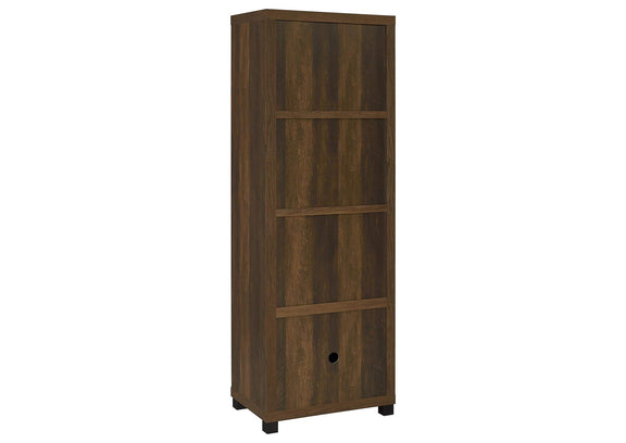 707736 Sachin 3-shelf Engineered Wood Media Tower Dark Pine