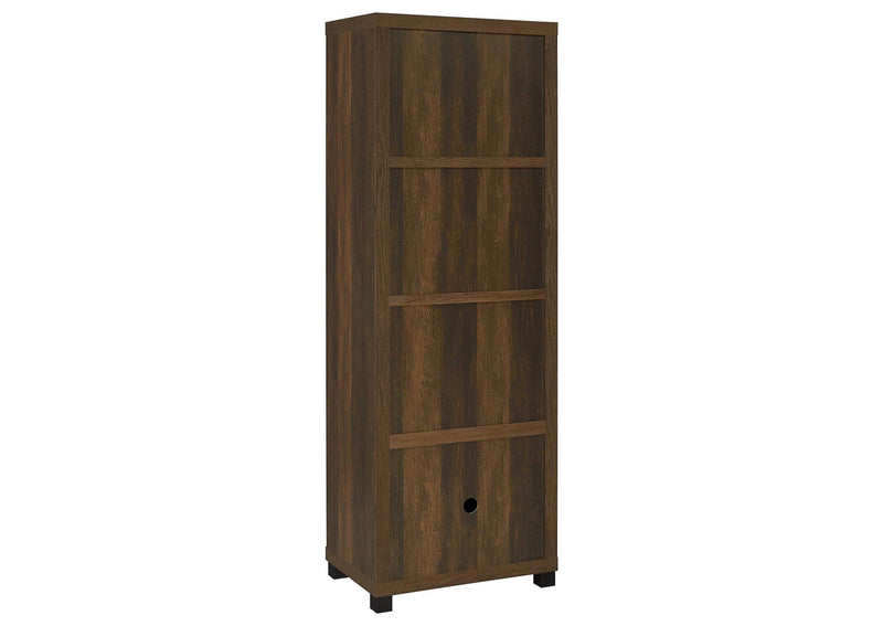 707736 Sachin 3-shelf Engineered Wood Media Tower Dark Pine