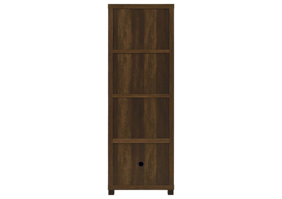 707736 Sachin 3-shelf Engineered Wood Media Tower Dark Pine