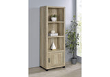 707746 Sachin 3-shelf Engineered Wood Media Tower Distressed Pine
