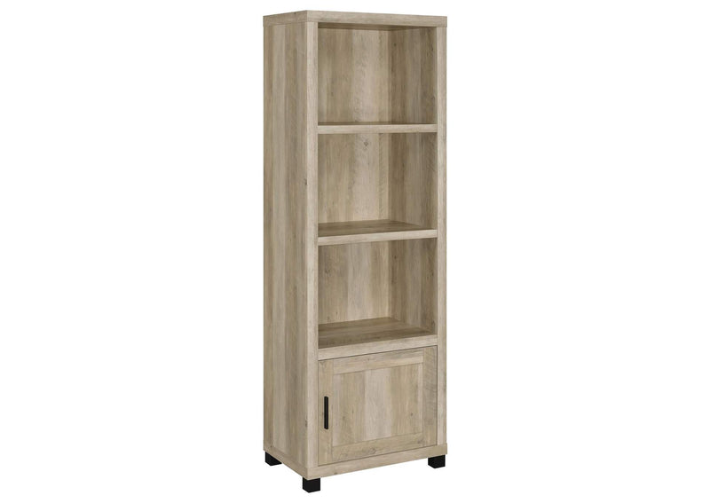 707746 Sachin 3-shelf Engineered Wood Media Tower Distressed Pine