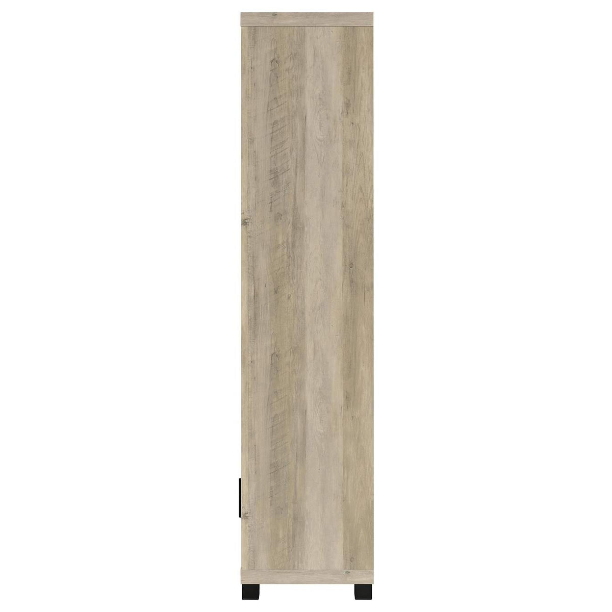 707746 Sachin 3-shelf Engineered Wood Media Tower Distressed Pine