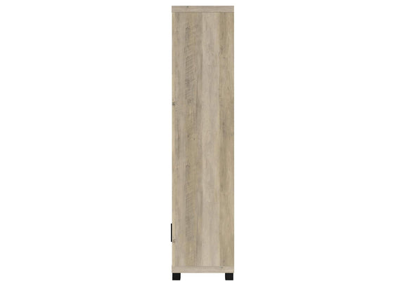 707746 Sachin 3-shelf Engineered Wood Media Tower Distressed Pine