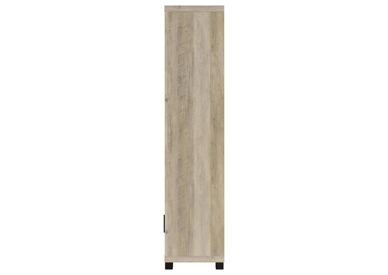 707746 Sachin 3-shelf Engineered Wood Media Tower Distressed Pine