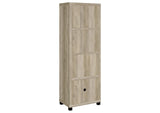 707746 Sachin 3-shelf Engineered Wood Media Tower Distressed Pine