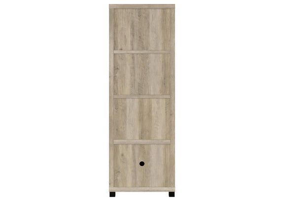 707746 Sachin 3-shelf Engineered Wood Media Tower Distressed Pine