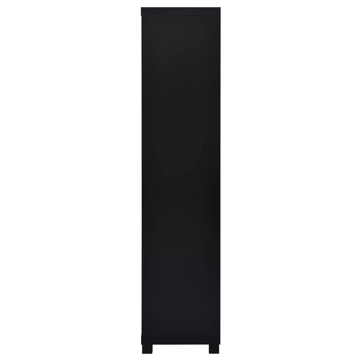 707756 Jupiter 3-shelf Engineered Wood Media Tower Black