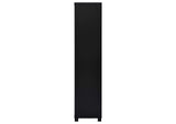 707756 Jupiter 3-shelf Engineered Wood Media Tower Black