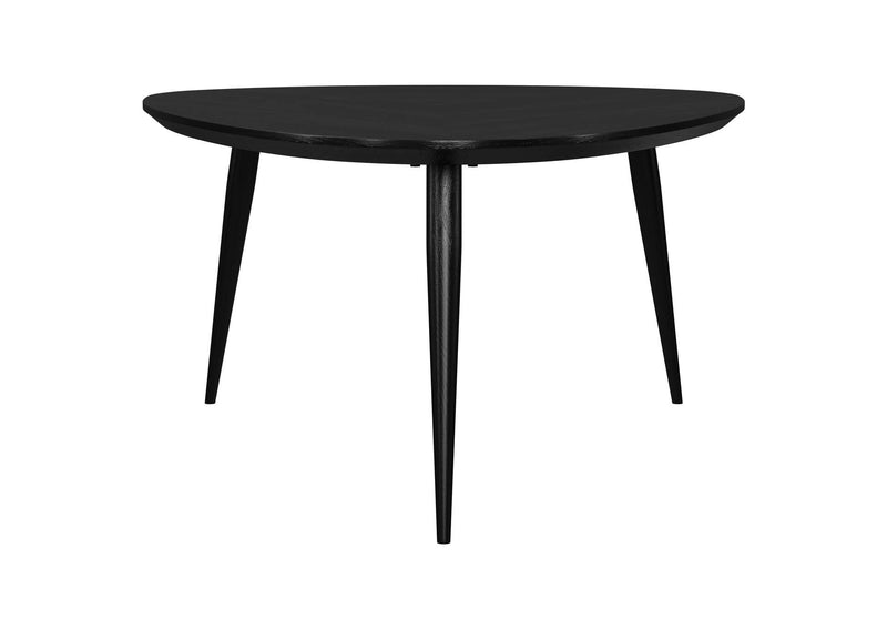 707918-S2 Odessa 2-piece Triangular Coffee and End Table Set Black