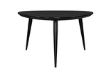 707918 Odessa Triangular Solid Wood Coffee Table Black