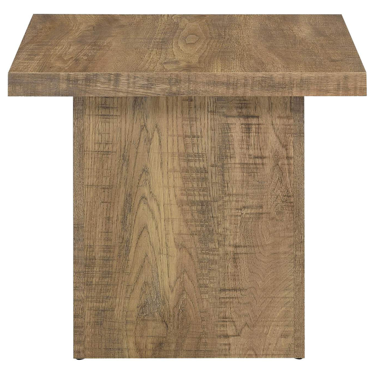 708068-S2 Devar 2-piece Square Coffee and End Table Set Mango